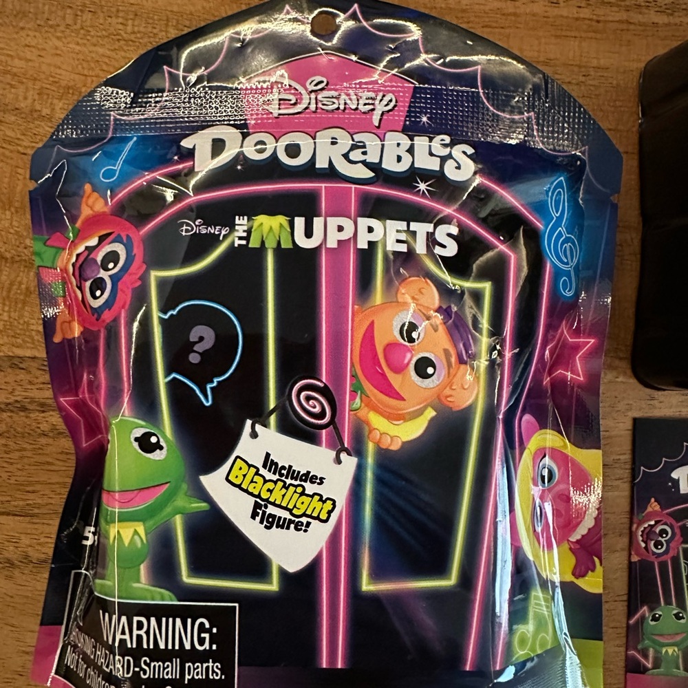 Disney Doorables The Muppets Blacklight Fozzie Bear